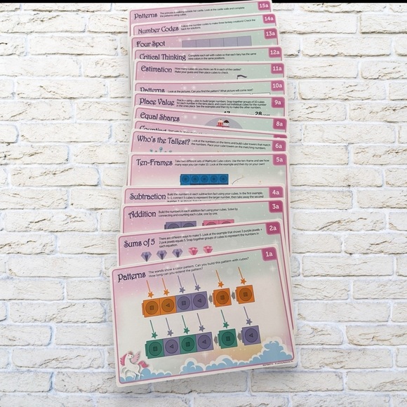 MathLink Cubes Kindergarten Math Activity Set - Fantasticals - Picture 4 of 4